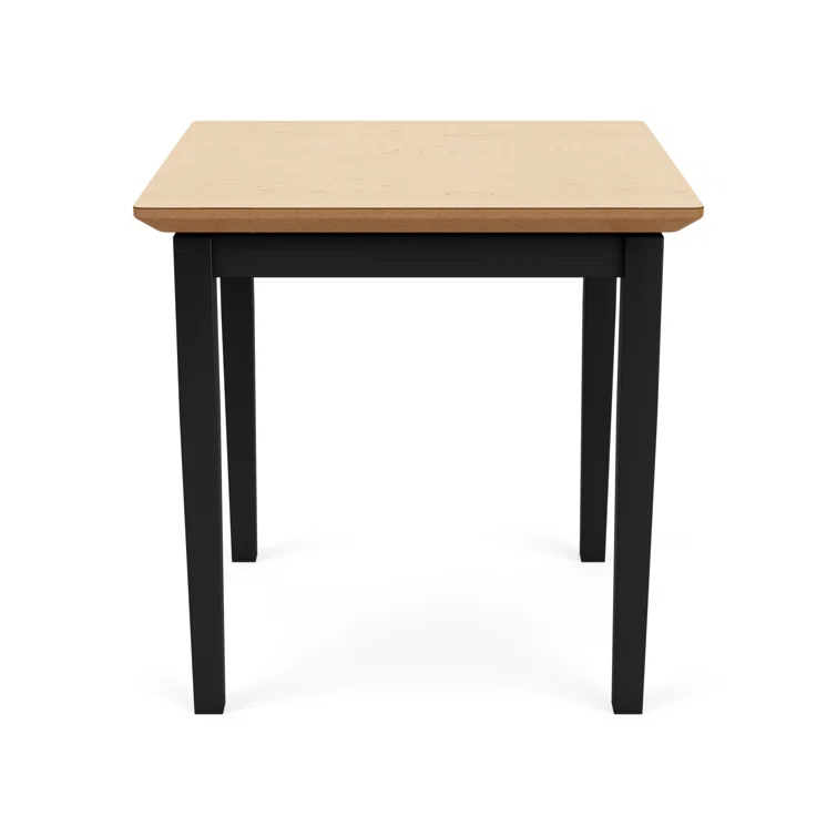 Lenox Steel Waiting Reception End Table Metal Frame 20x20" High Pressure Laminate Top