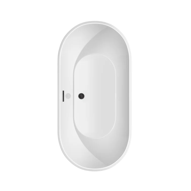 Brooklyn 60'' x 30'' Freestanding Soaking Acrylic Bathtub