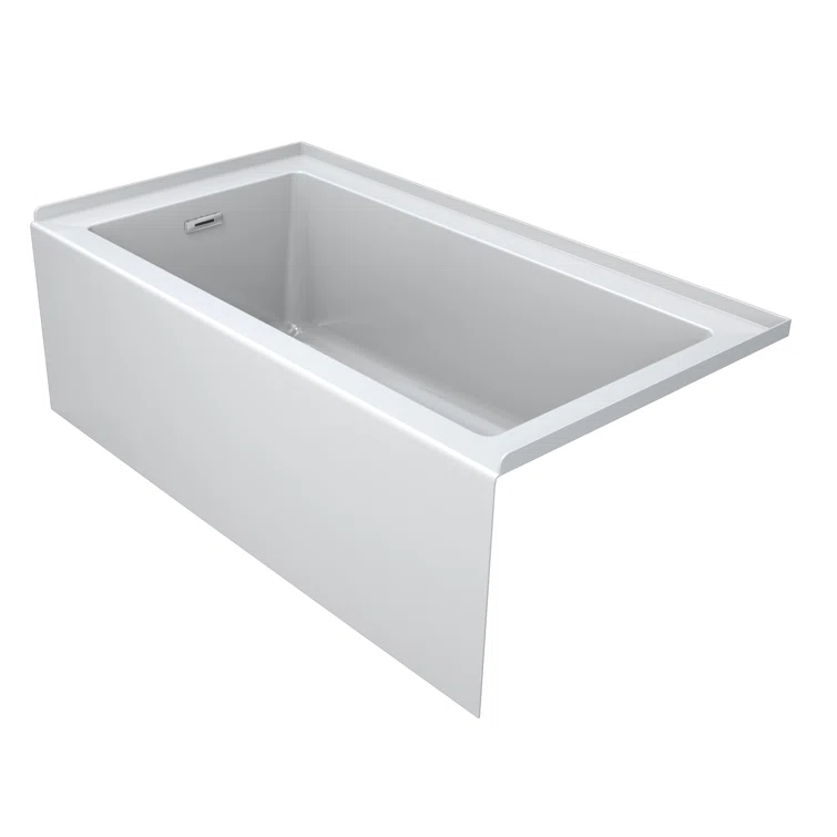 Comfort Linea™ 60" x 32" Soaking Bathtub with Left Drain