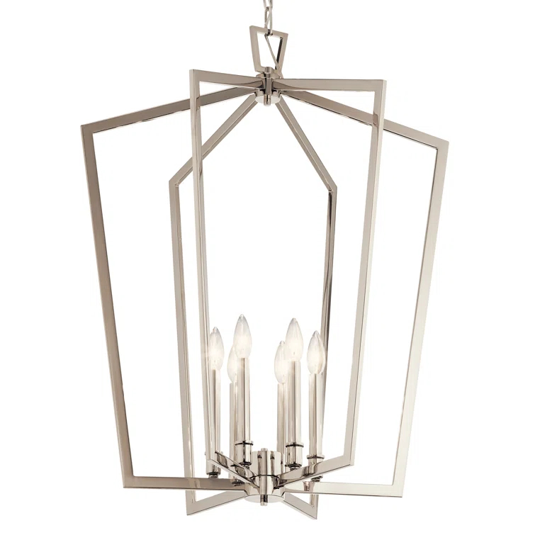 Adona 6 - Light Lantern Geometric Chandelier