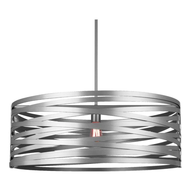 Tempest Exposed Bulb Drum Chandelier