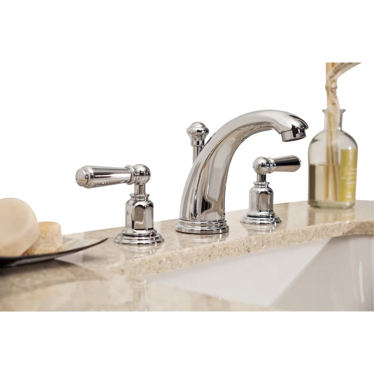 Perrin & Rowe U.3760L-APC-2 Edwardian Widespread Lavatory Faucet