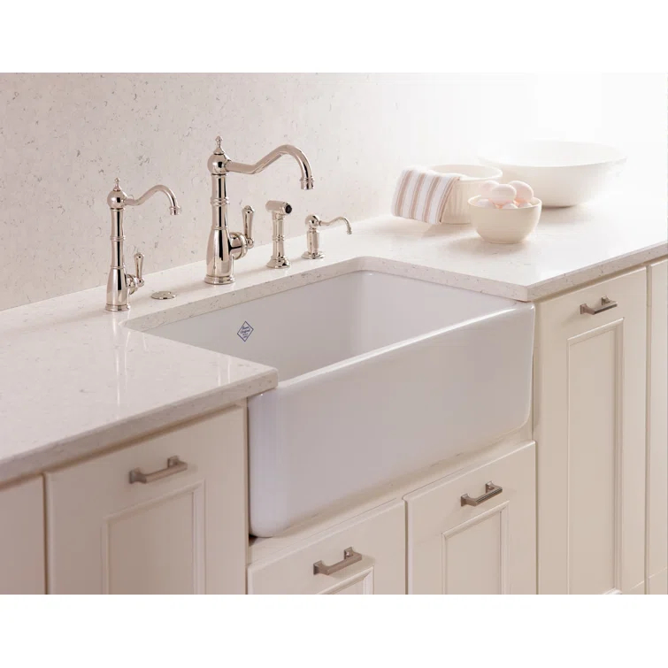 Edwardian Kitchen Faucet With Side Spray