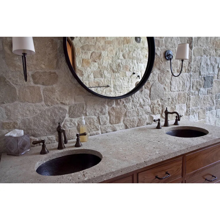 Georgian Era Widespread Lavatory Faucet with Column Spout