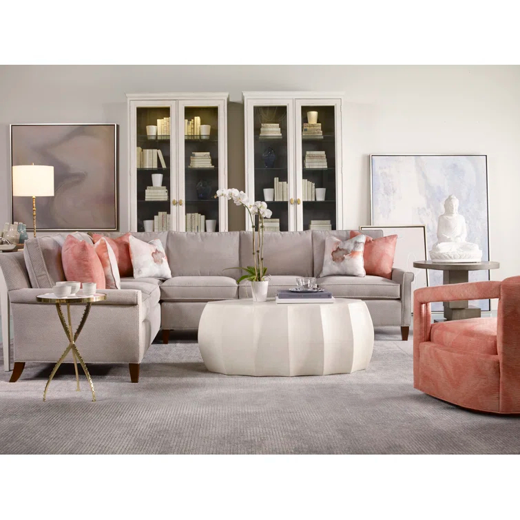 Elegant Oval Zinc-Finish Metal Cocktail Table