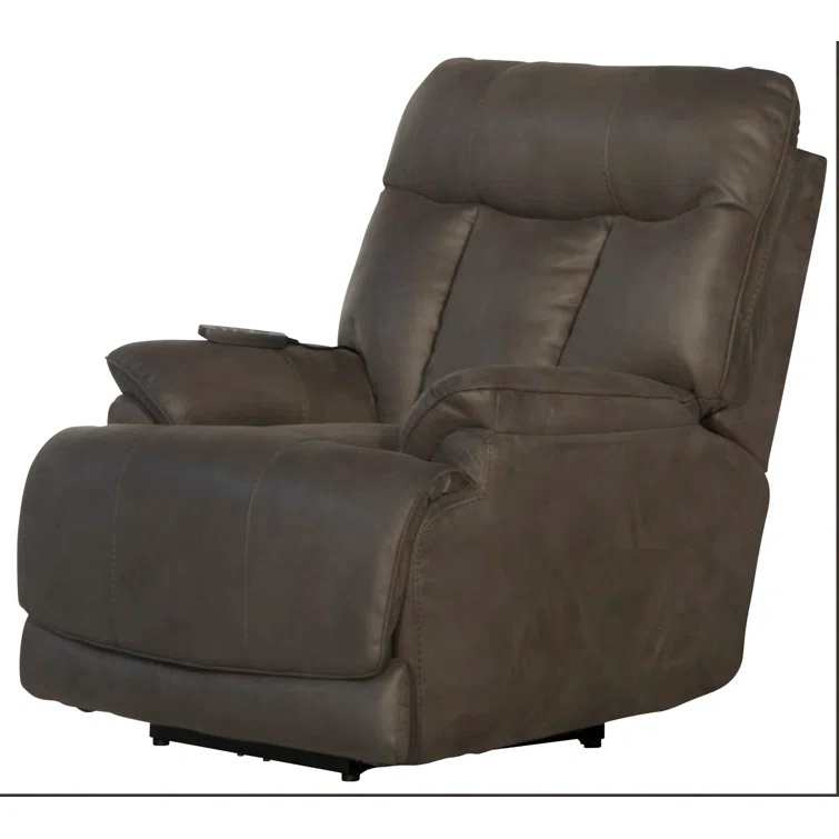 Anders Power Lay Flat Recliner w/ Adjustable Headrest & Lumbar, Heat & Massage & Extension Footrest