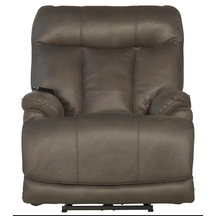 Anders Power Lay Flat Recliner w/ Adjustable Headrest & Lumbar, Heat & Massage & Extension Footrest
