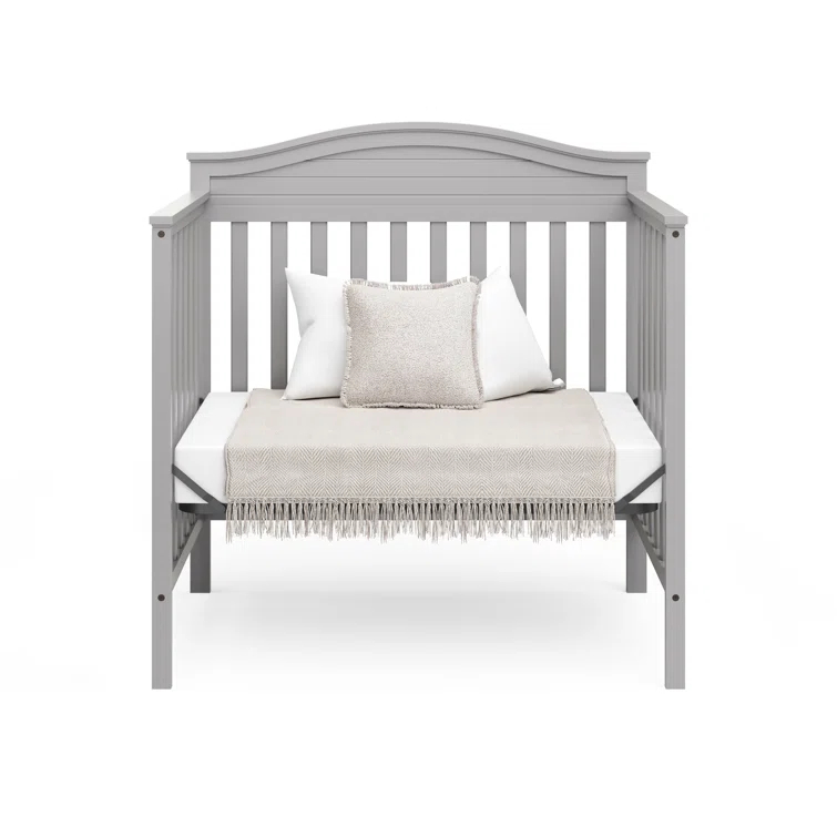 Graco Stella 4-in-1 Mini Convertible Crib with Mattress