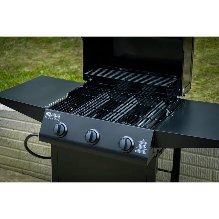 Charbroil American Gourmet 3-Burner Propane Gas Grill Cart