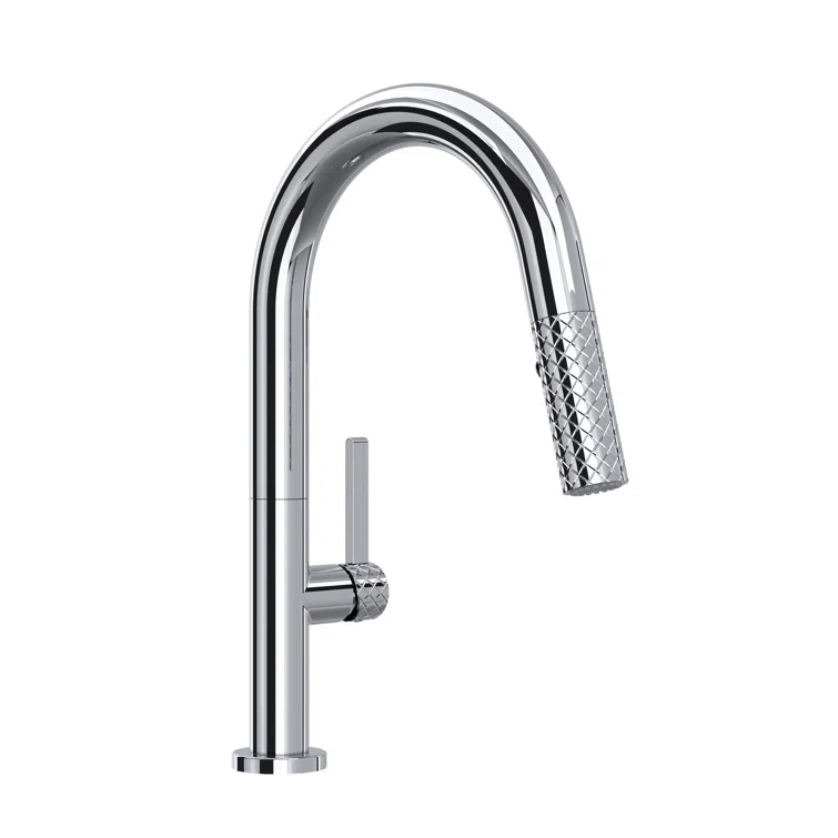 Rohl TE65D1LMAPC Tenerife Pull-Down Bar/Food Prep Kitchen Faucet