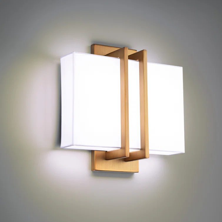 Downton Aluminum LED Flush Mounted Sconce