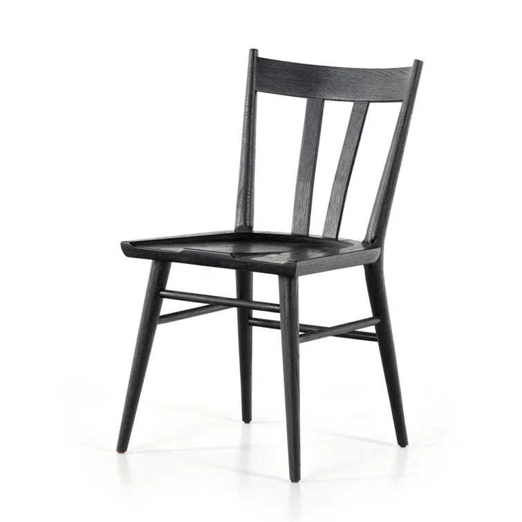 Gregory Dining Chair, Black Oak