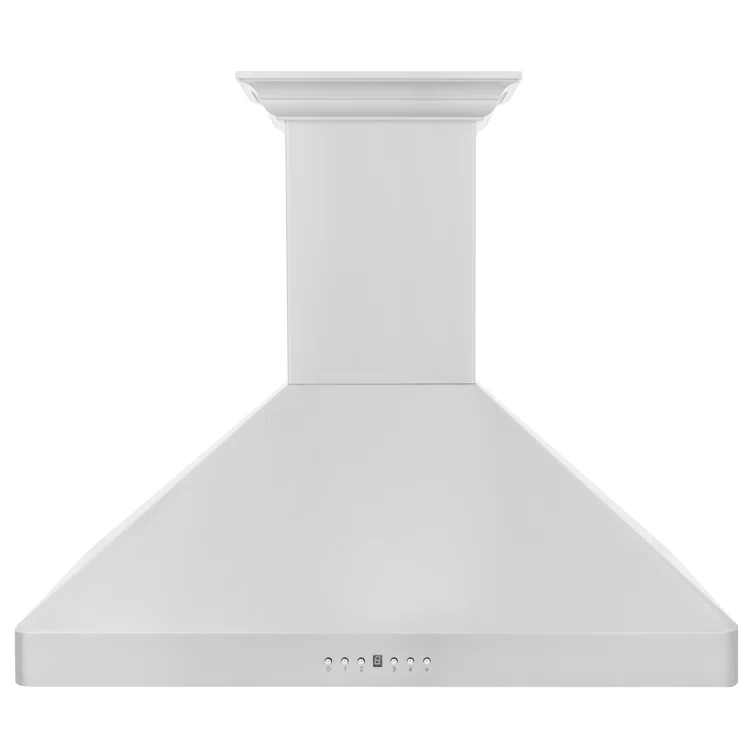 30 in. ZLINE CrownSoundDucted Vent Wall Mount Range Hood in Stainless Steel W/ Bluetooth Speakers (KF2CRN-BT-30)