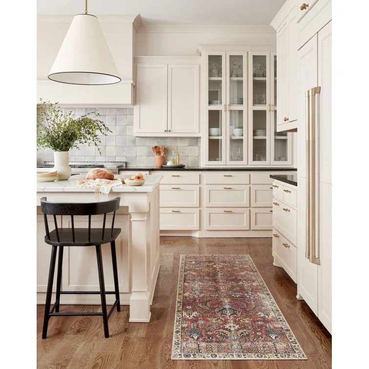 Chris Loves Julia x Loloi Jules Oriental Merlot Rug