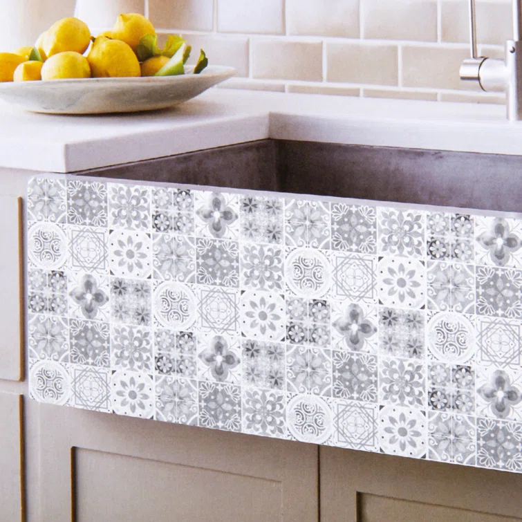 Truu 10'' W x 10'' L PVC Peel and Stick Field Tile