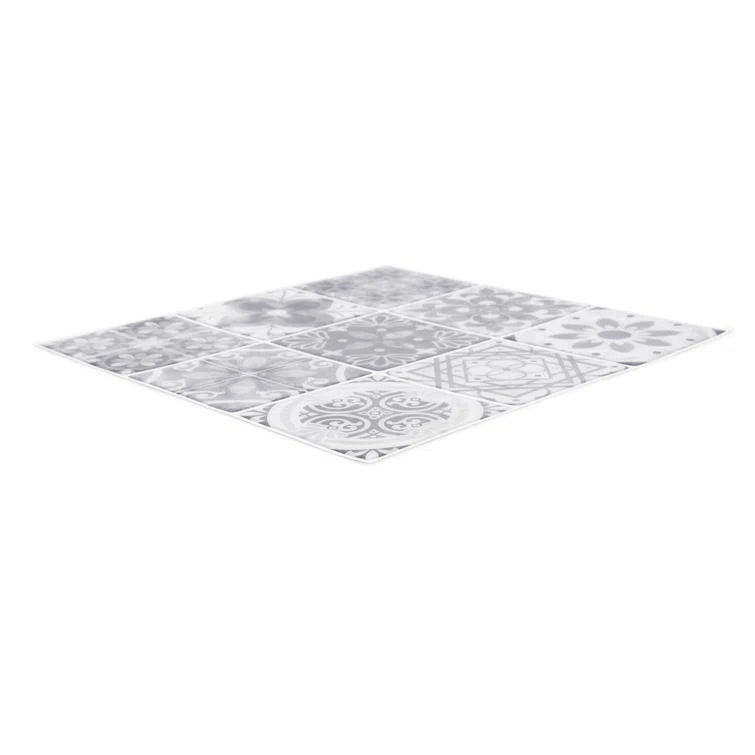 Truu 10'' W x 10'' L PVC Peel and Stick Field Tile