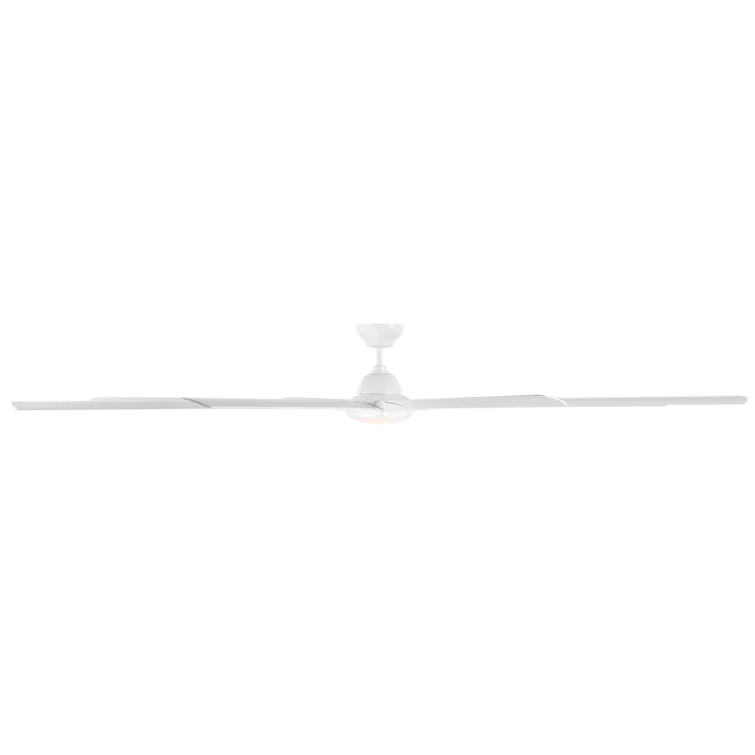 Hydra 8 - Blade Outdoor LED Smart Standard Ceiling Fan with Wall Control and Light Kit Included, Works With Alexa and iOS or Android App