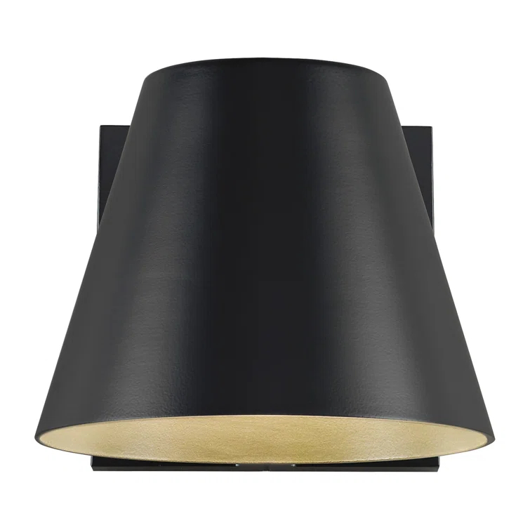 Black Aluminum Dimmable LED Outdoor Wall Sconce