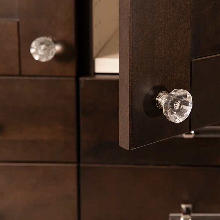 Crystal Palace 1 1/4" Length Geometric Knob