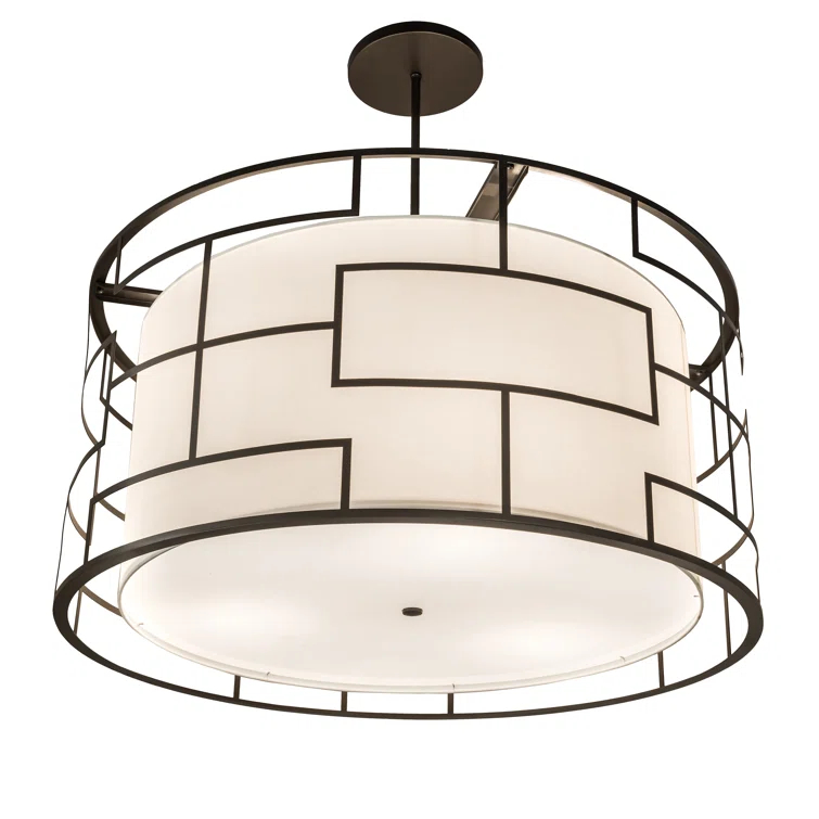 2nd Ave Lighting Cilindro 6 - Light Bronze Unique/Statement Pendant