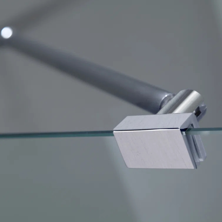 Nautis 32" x 72" Hinged Frameless Shower Door