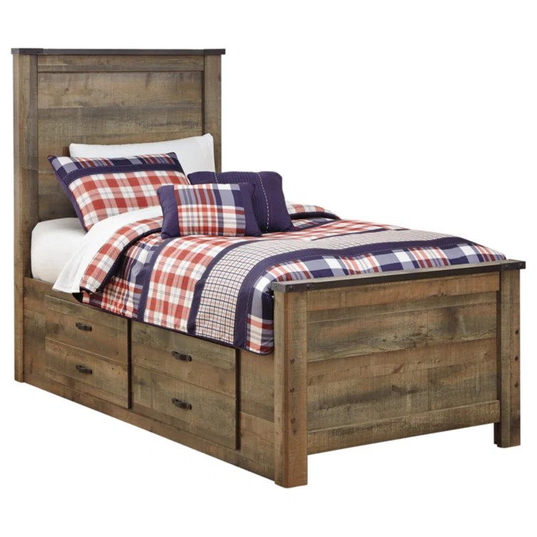 Ensey Twin 2 Drawer Mate's & Captain's Bed