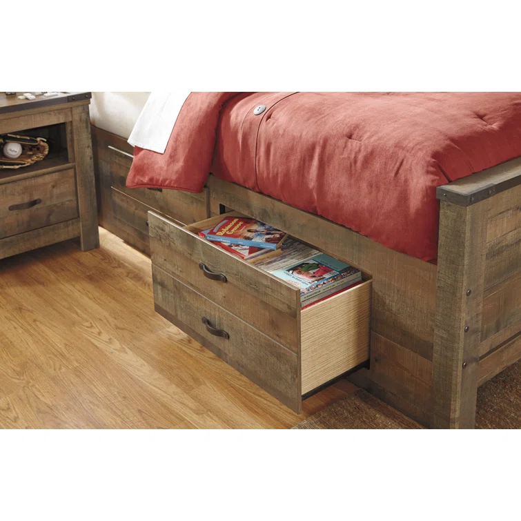 Horvath Bed with 2 Storage Drawers
