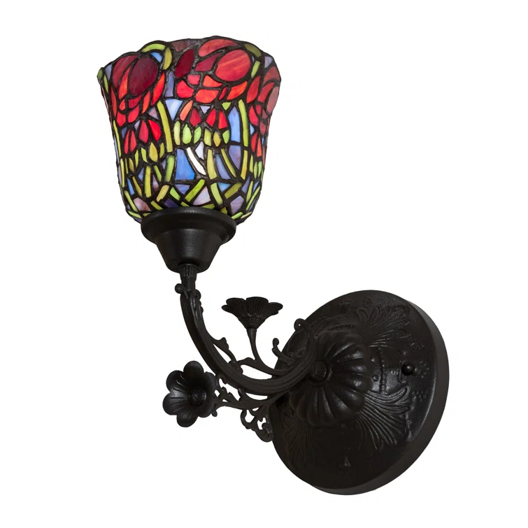Rosebud Copper Armed Sconce