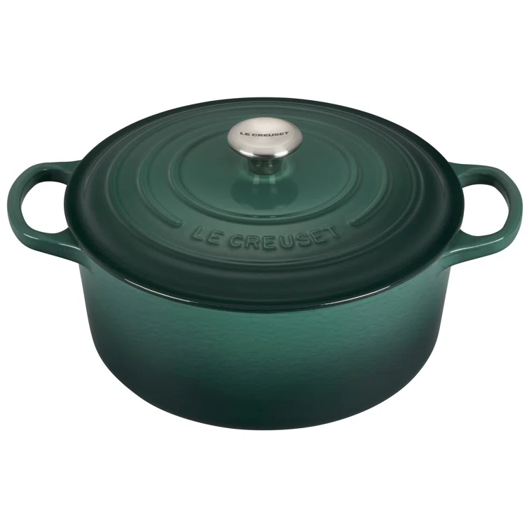 Le Creuset Signature Enameled Cast Iron Round Dutch Oven with Lid