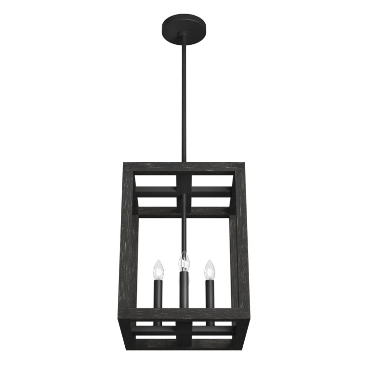 Squire Manor 4 - Light Lantern Rectangle Chandelier