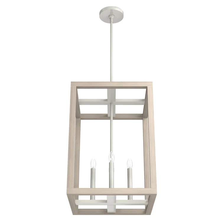 Squire Manor 4 - Light Lantern Rectangle Chandelier