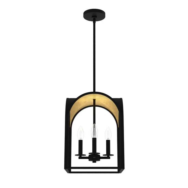 Hunter Fan Dukestown 4 - Light Lantern Geometric Chandelier