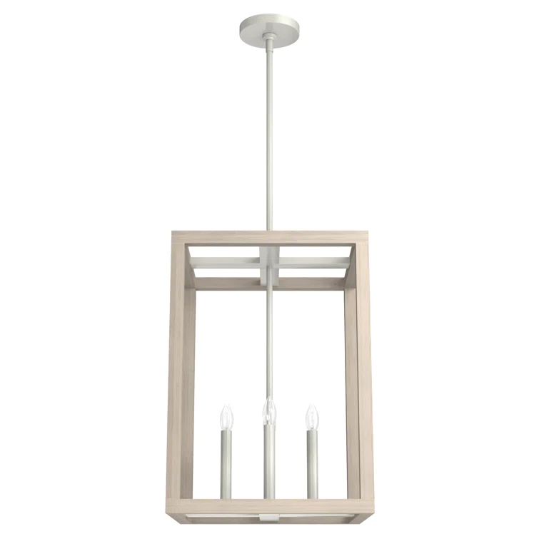 Squire Manor 4 - Light Lantern Rectangle Chandelier