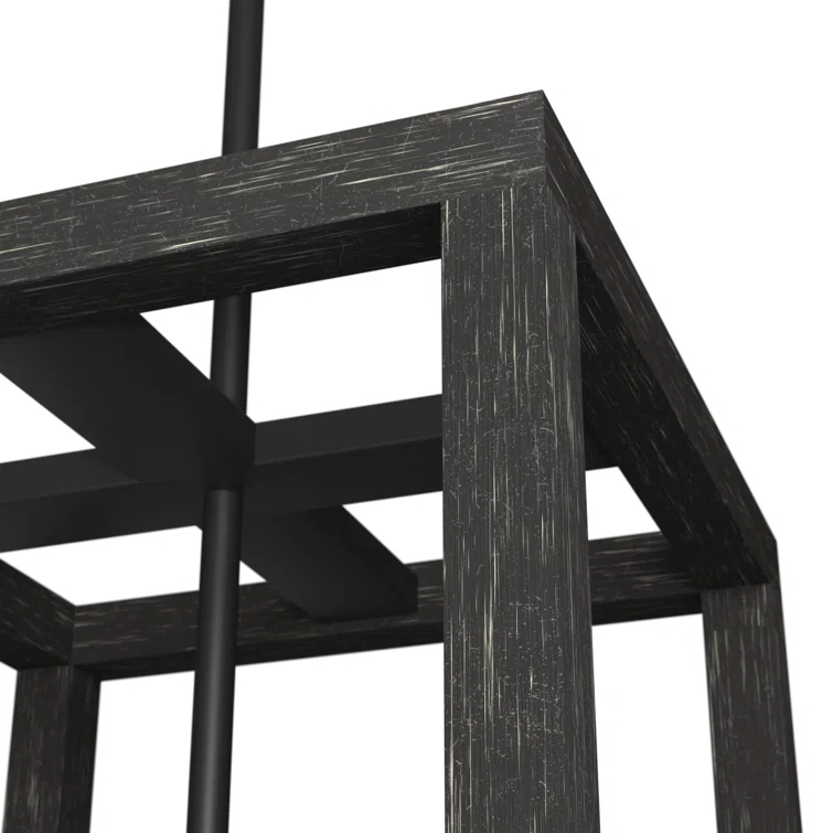 Squire Manor 4 - Light Lantern Rectangle Chandelier
