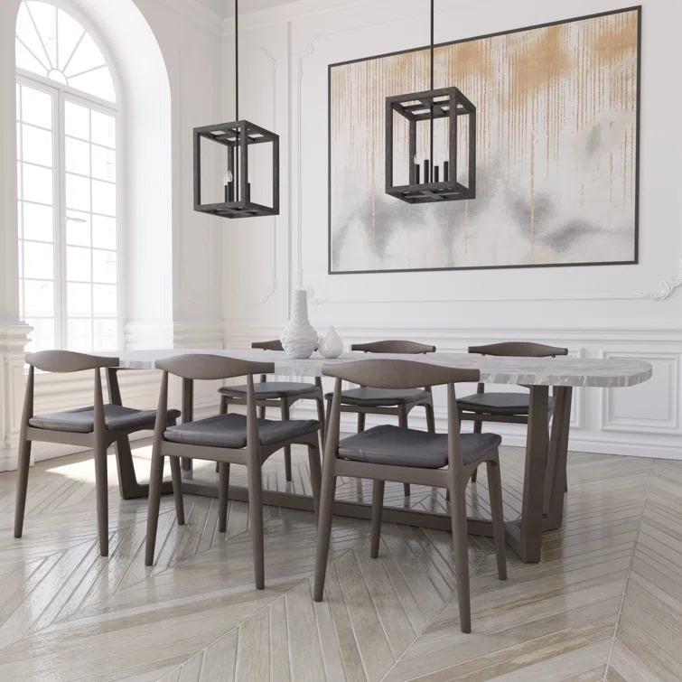 Squire Manor 4 - Light Lantern Rectangle Chandelier