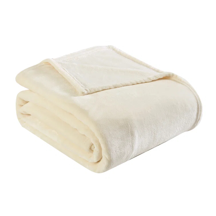 Eddie Bauer Eddie Bauer Solid Ultra Soft Plush Reversible Blanket