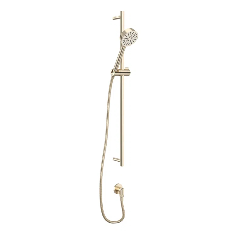 Transitional Polished Nickel Adjustable Handshower with Slide Bar
