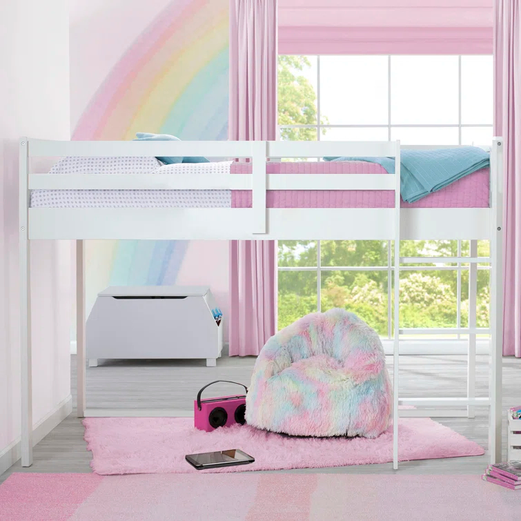 Twin Solid Wood Loft Bed by Delta Children