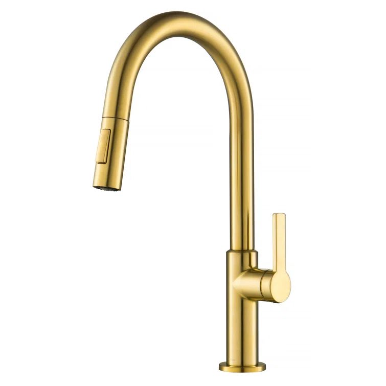 KRAUS Oletto Single Handle Pull Down Kitchen Faucet