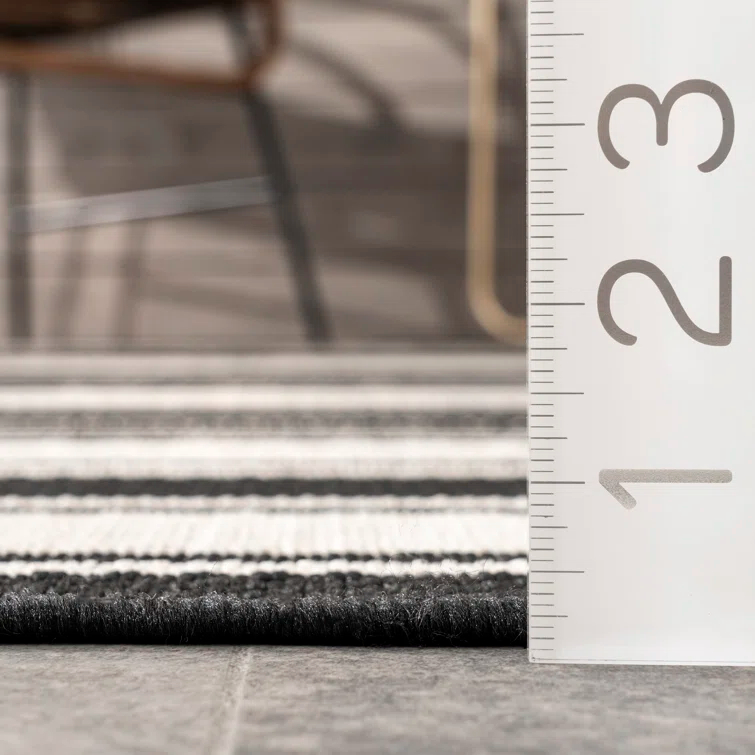 Romy Striped Indoor/Outdoor Area Rug