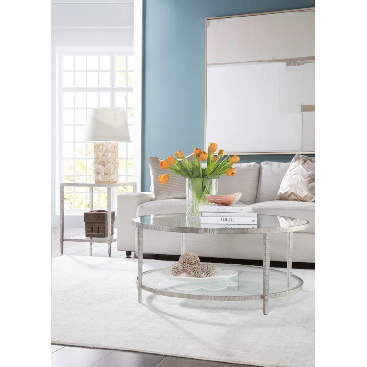 Metal Designs Claret Rectangular End Table
