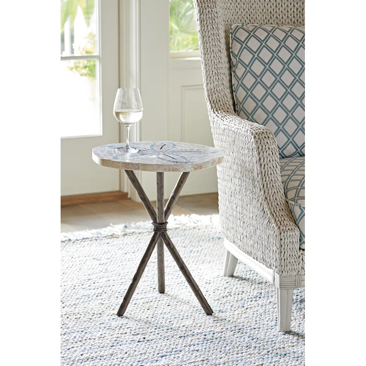 Tommy Bahama Home Ocean Breeze Sand Dollar End Table