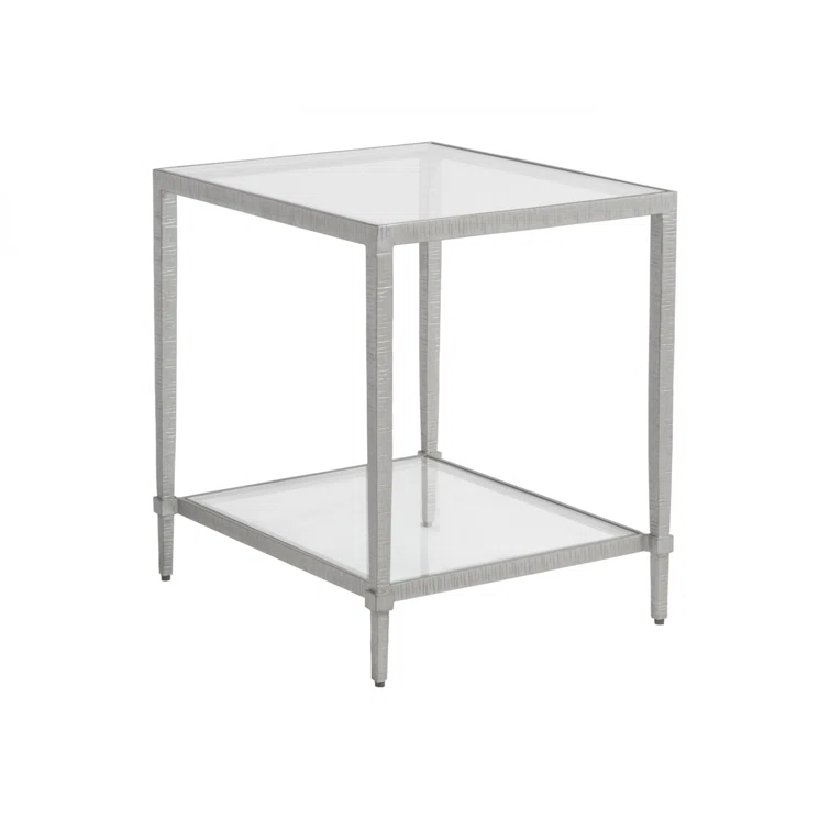 Metal Designs Claret Rectangular End Table