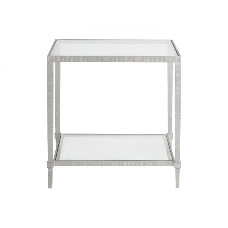 Metal Designs Claret Rectangular End Table