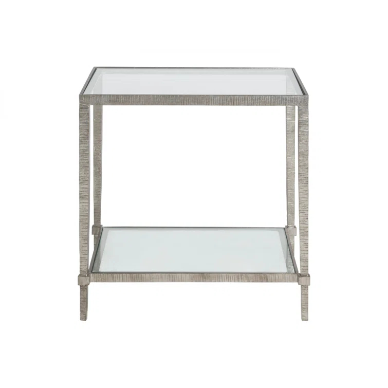 Metal Designs Claret Rectangular End Table
