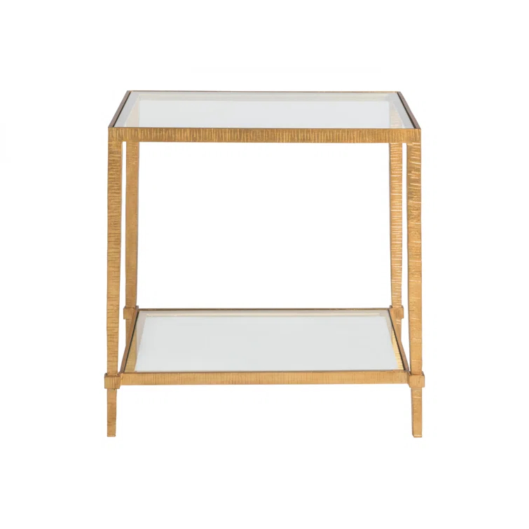 Metal Designs Claret Rectangular End Table