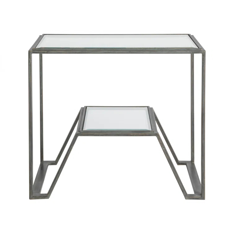 Metal Designs Byron Rectangular End Table