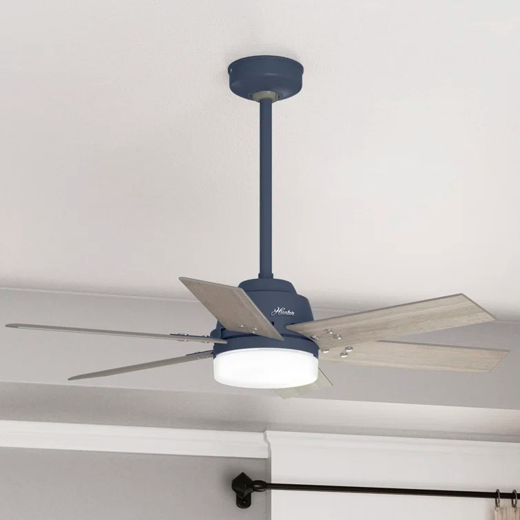 Hunter Fan 44" Pacer 6 - Blade Ceiling Fan with Lights and Remote