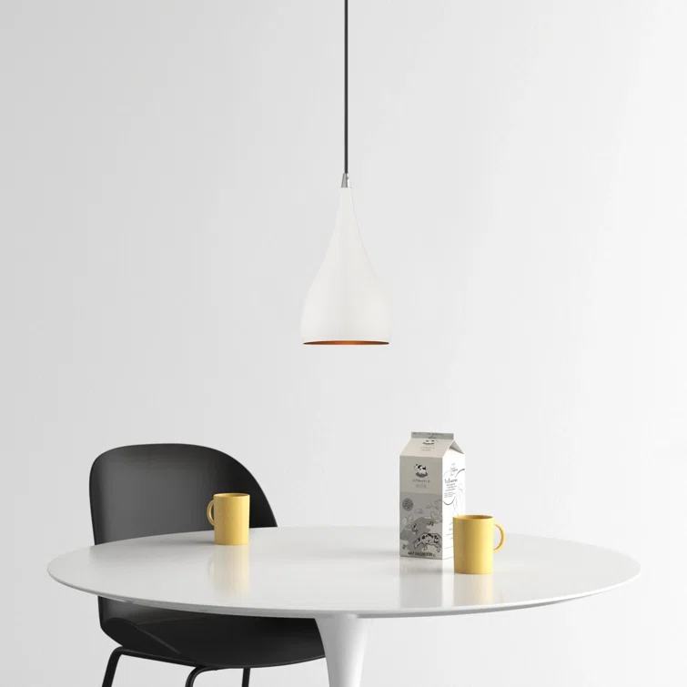 Schultz Single Light Metal Dimmable Pendant