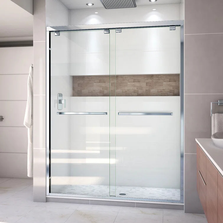Encore 56" W x 76" H Bypass Shower Door with ClearMax™ Technology